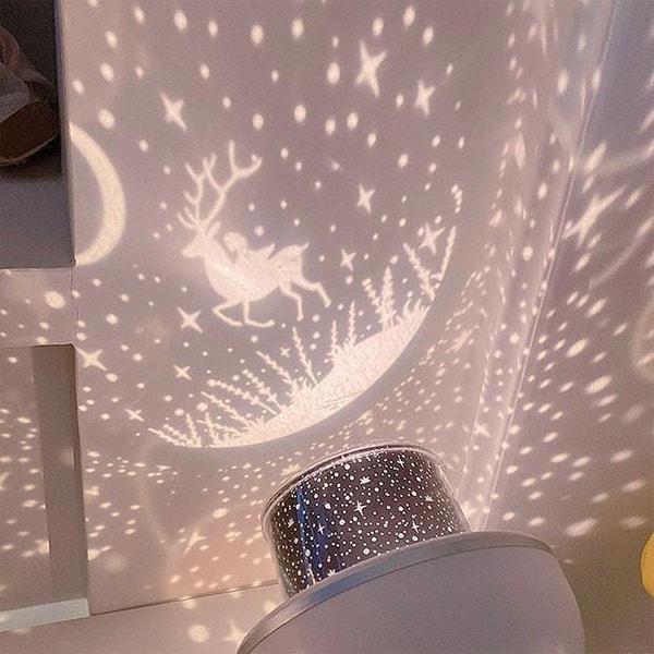 MagicLamp, lampada proiettore dinamica 2 in 1 con 6 fantasie diverse - Image 4
