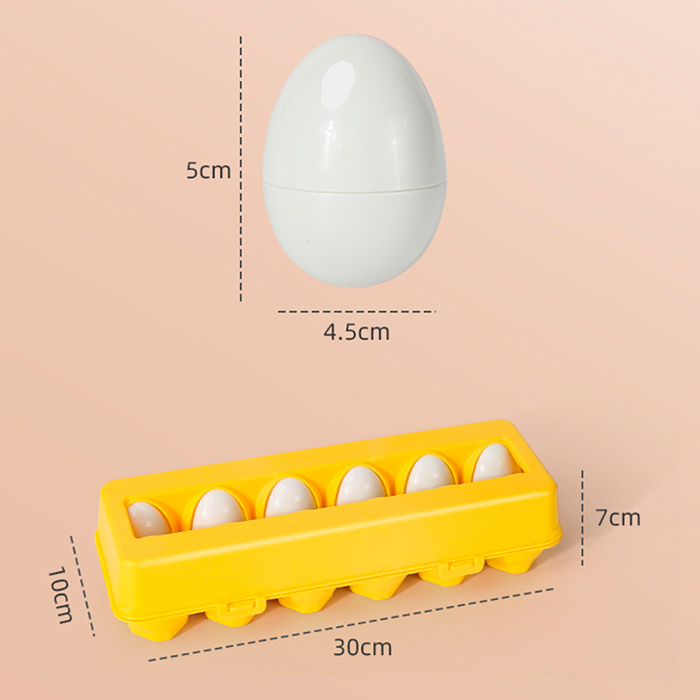 MatchingEggs, gioco didattico - set con scatola e 12 uova - Image 2