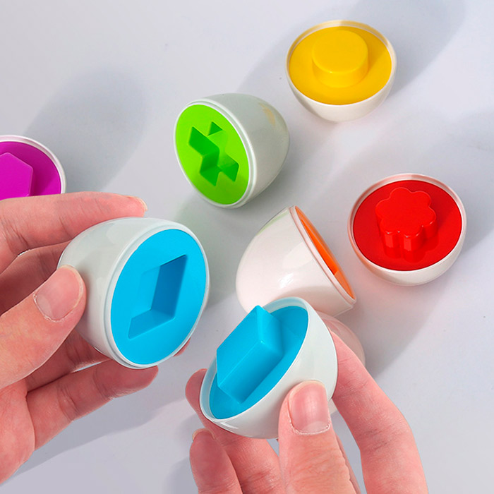 MatchingEggs, gioco didattico - set con scatola e 12 uova - Image 5