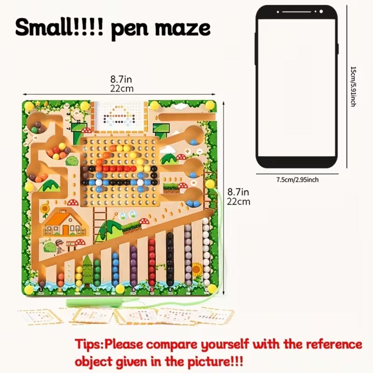 MazeGame, un giocattolo didattico in legno per bambini - Image 1