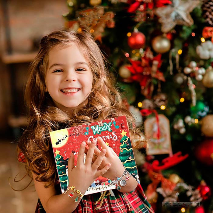MerryChristmas, calendario dell'avvento con ciondoli per braccialetti - Image 8