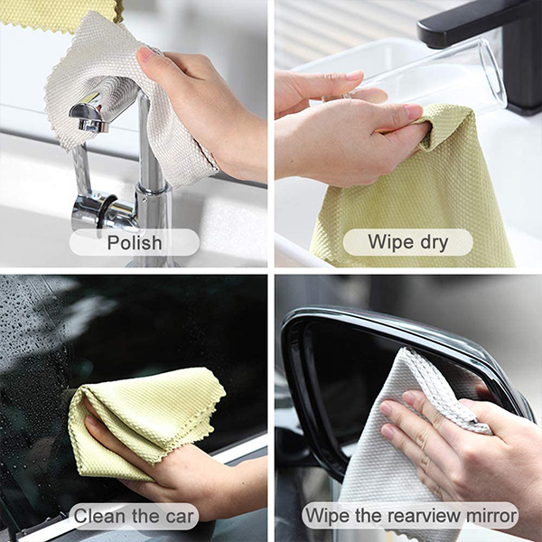 MicrofiberCloth, panno per pulizia multiuso in microfibra (4 pz.) - Image 6