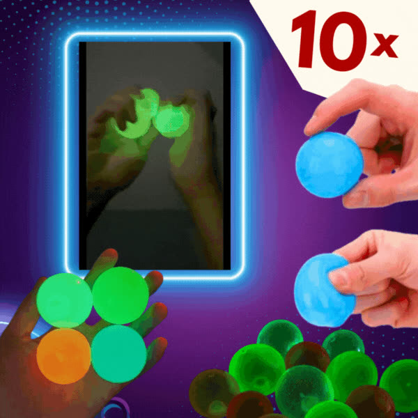 NEONBALLS, Palline antistress luminose GlowBuddies - video