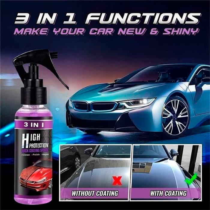 NanoSpray, spray protettivo 3in1 per l'auto - Image 3