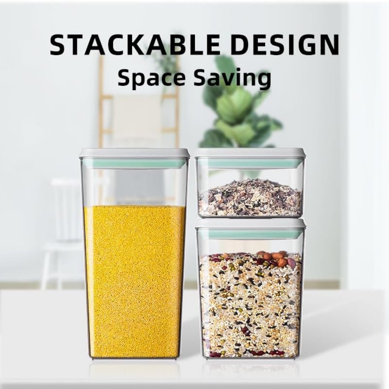 OrgaSet, set da 7 pezzi di contenitori per la conservazione degli alimenti - Image 5