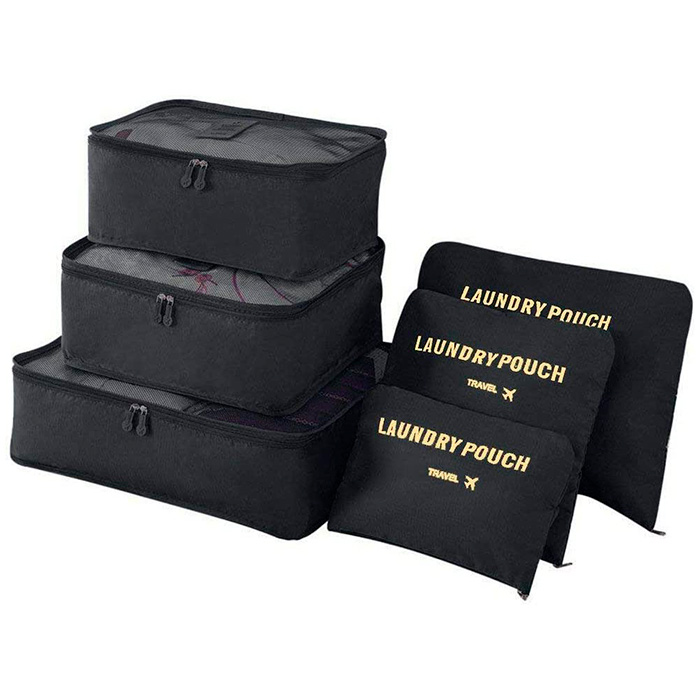 PackingBags, organizzatori da viaggio per ordine in valigia e zaino (6 pezzi) - Image 1