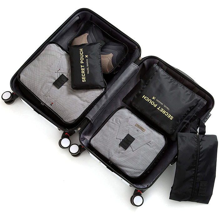 PackingBags, organizzatori da viaggio per ordine in valigia e zaino (6 pezzi) - Image 7