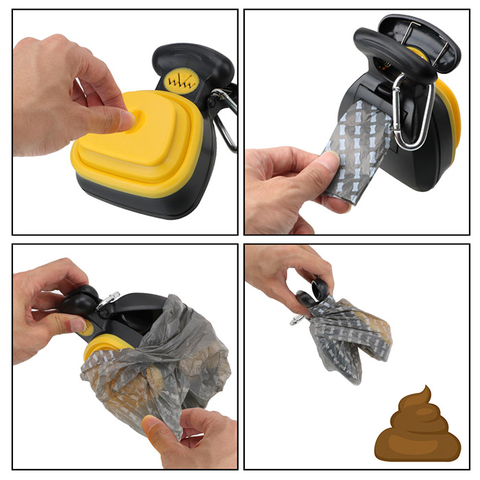 PoopScoop, strumento per raccogliere i bisogni del cane e 50 sacchetti extra - Image 5