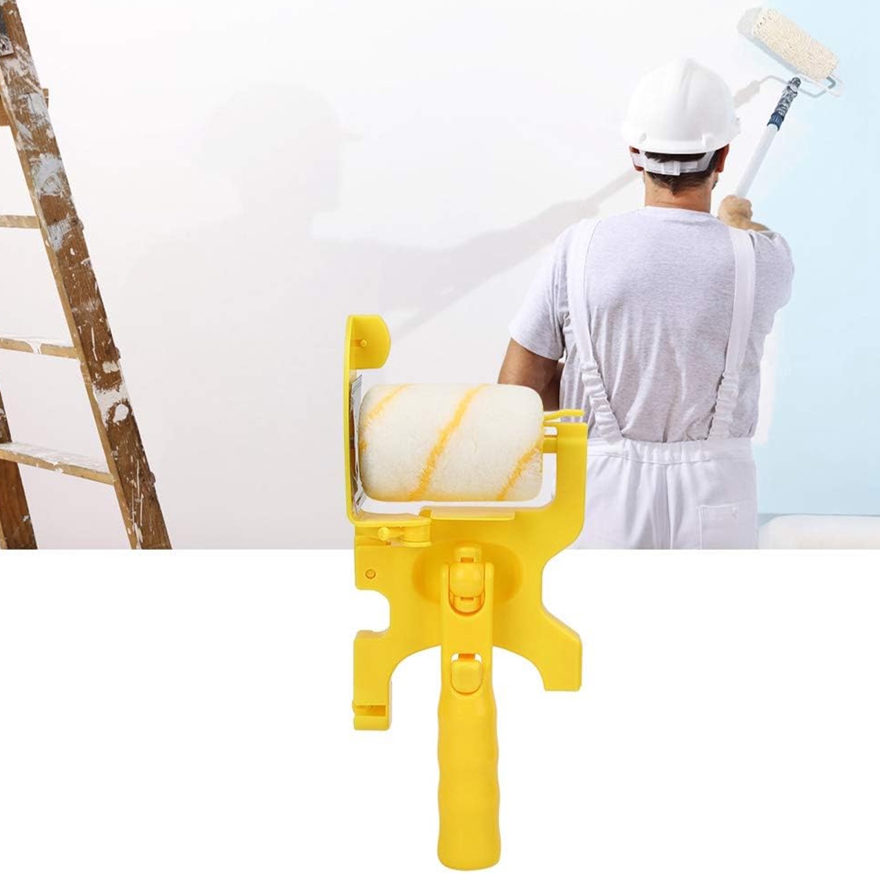 Il rullo ti consente di dipingere bordi senza soluzione di continuità!