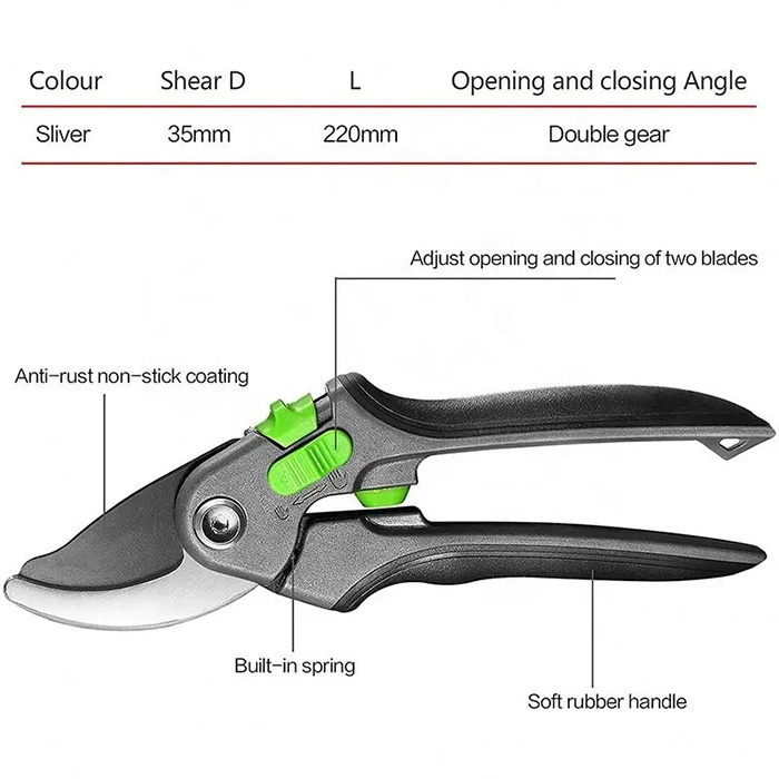 Pruner, forbici per potatura e taglio - Image 2