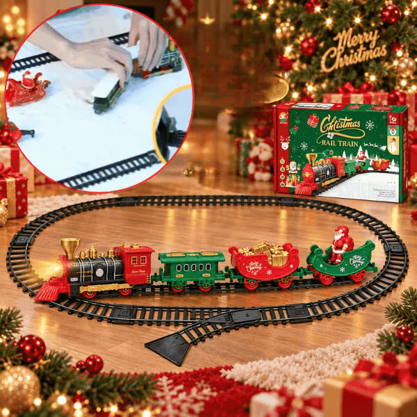 Treno di Natale a batteria, RailTrain - video