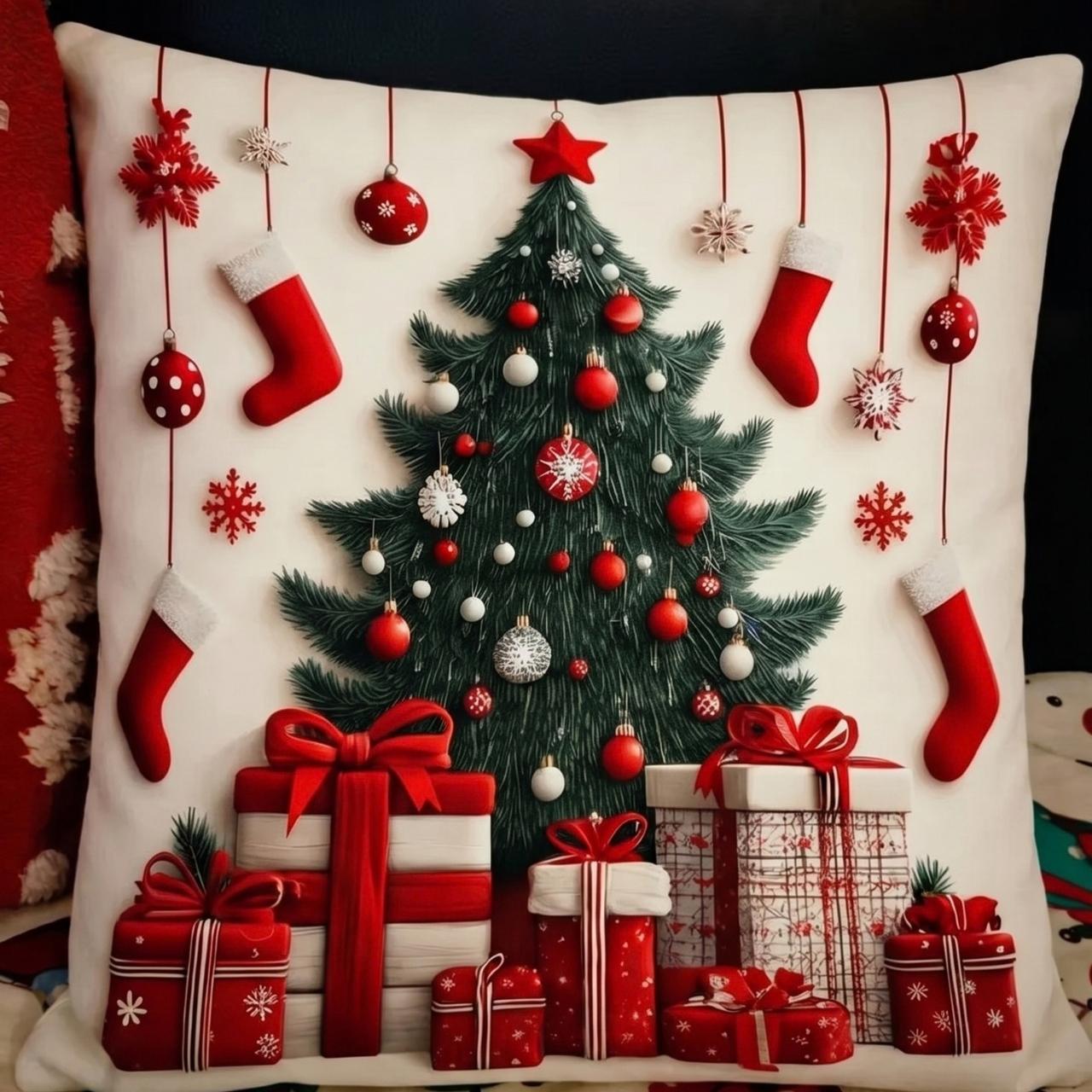 Fodere per cuscini natalizie (4 pezzi), RedXmass - Image 10