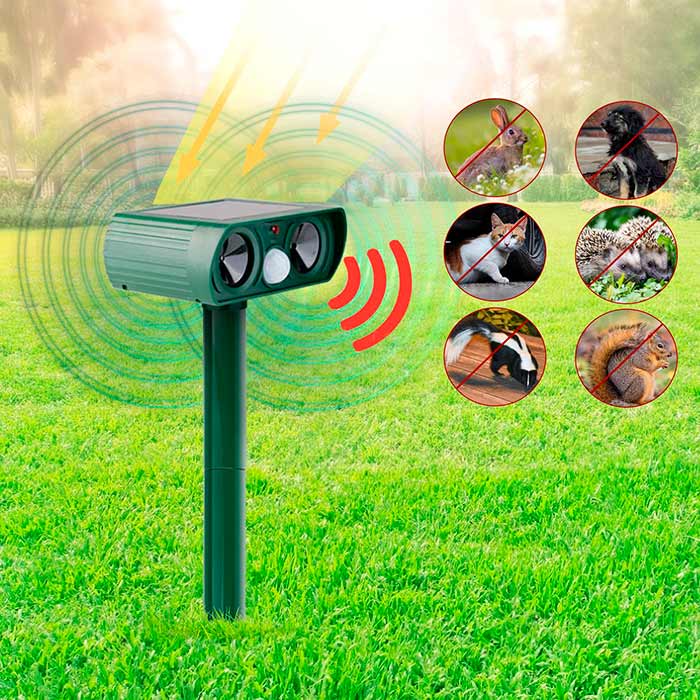 Completamente sicuro da usare: il repellente per parassiti ad ultrasuoni è sicuro per animali e persone!