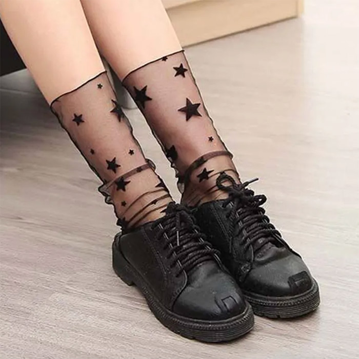 RetroMeshSocks, 5 paia di calze alla moda e calde - Image 5