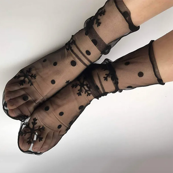 RetroMeshSocks, 5 paia di calze alla moda e calde - Image 6