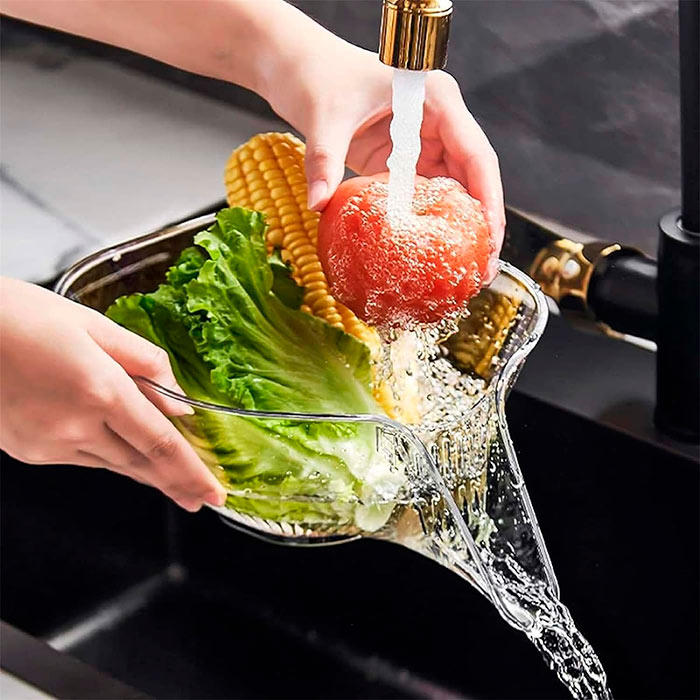 Rinser, il pratico scolapasta per scolare e lavare gli alimenti - Image 3