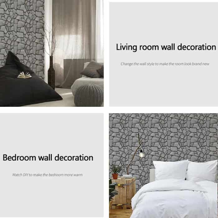 RocksWall, adesivi murali tridimensionali effetto roccia (10 pezzi) - Image 8