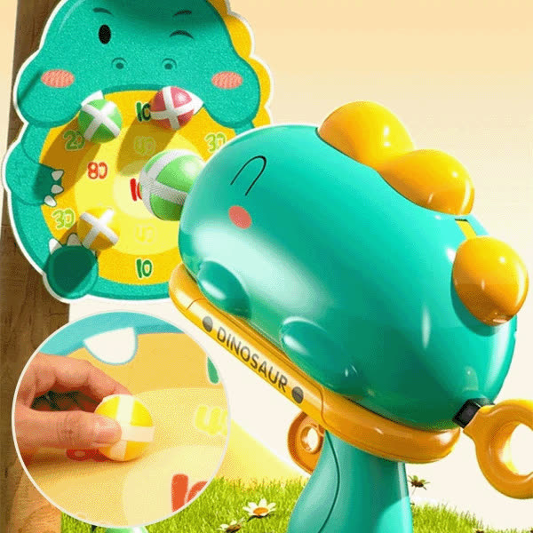 SUTMET, gioco di tiro DinoSnap con palline appiccicose - video