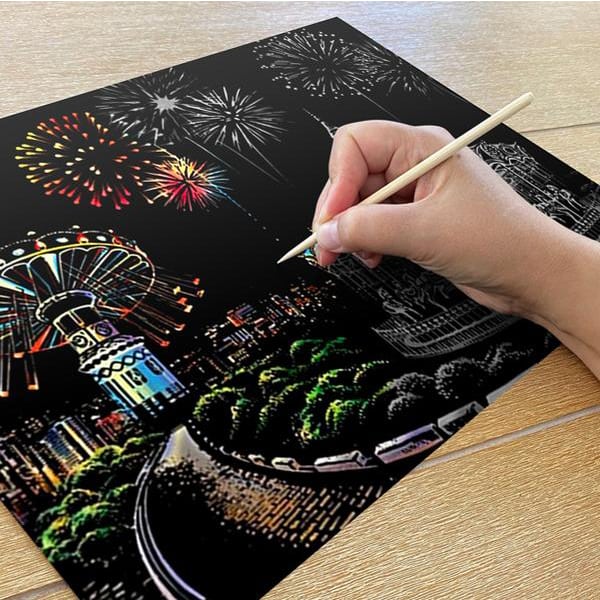 ScratchArt, Set Creativo Scratch da 6 Pezzi con 2 Illustrazioni - Image 8