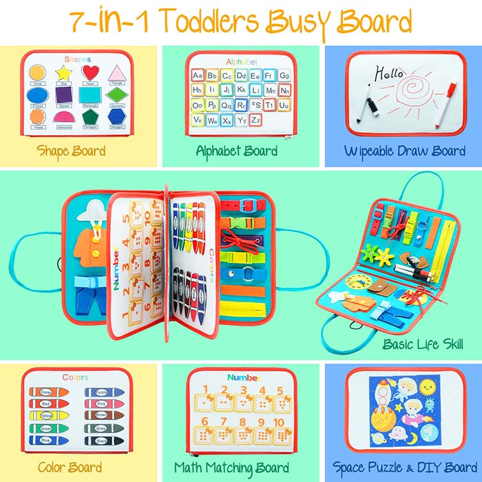 SensoryBook, un giocattolo didattico con 7 diverse attività - Image 4