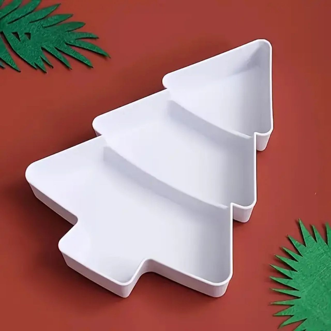 ServingTray, vassoio da portata natalizio a forma di albero di Natale - Image 1