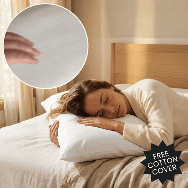 Cuscino ergonomico + Copertura in cotone gratuita, SetComfy - video