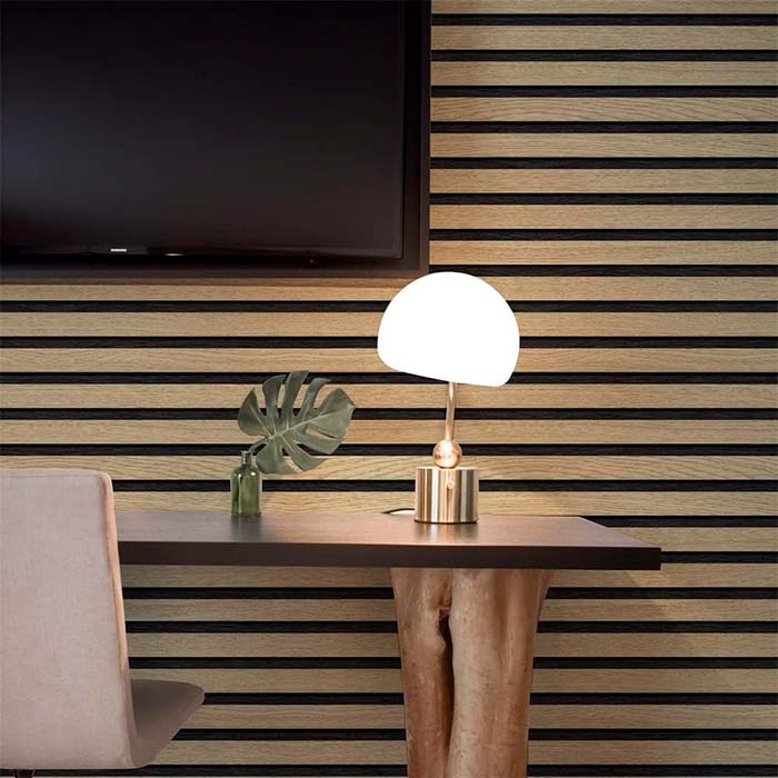 SlatWall, adesivo autoadesivo con aspetto di legno naturale (300 x 45 cm) - Image 6