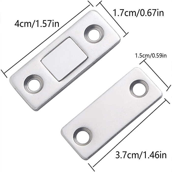 SmoothStop, piastre magnetiche per una chiusura facile delle porte (2 set) - Image 7