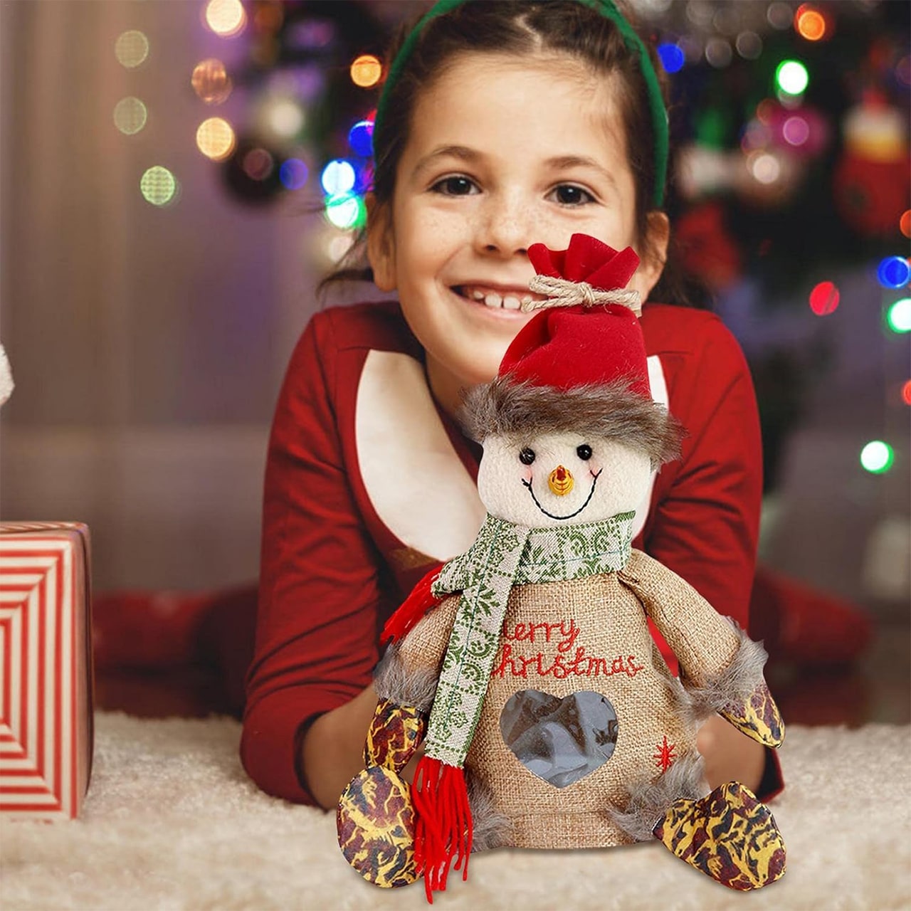 SnowMan, una borsa regalo unica a forma di pupazzo di neve - Image 3