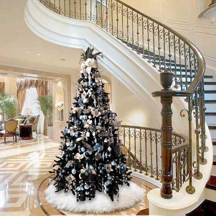 Posiziona i tuoi regali o decorazioni festive sul "paesaggio innevato" per un'atmosfera invernale reale!