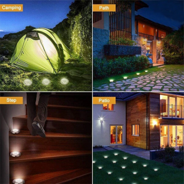 Una lampada da giardino che non necessita di cablaggio