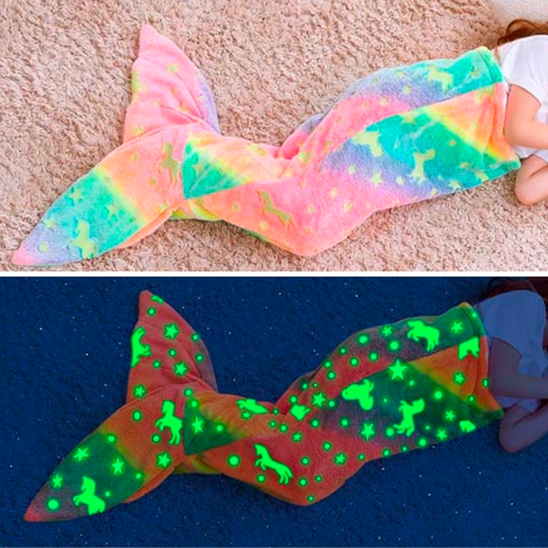 SparkleMermaid, set regalo con una coperta per ragazze e un set di creazione di diamanti e adesivi GRATUITO - Image 6