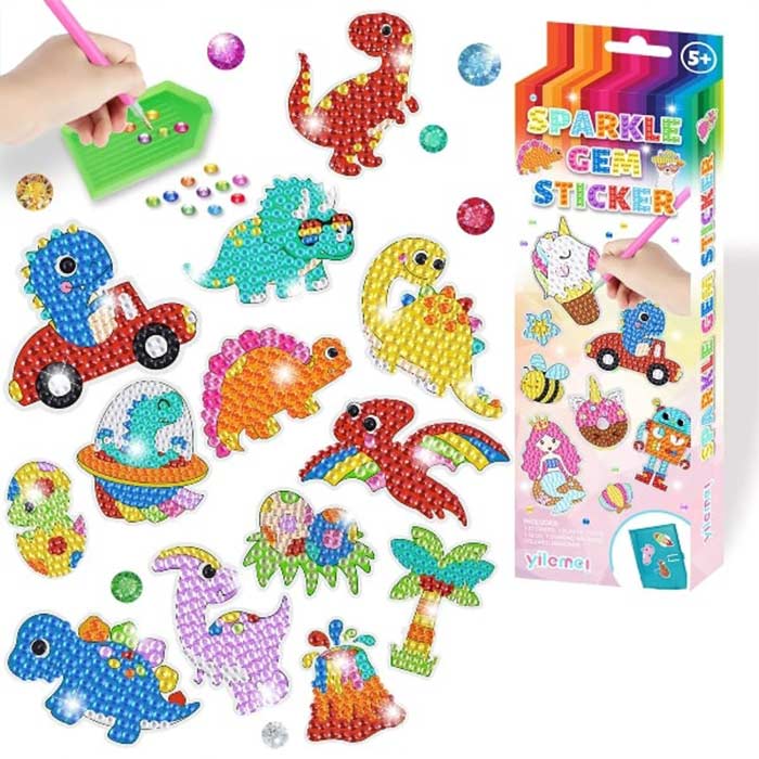 SparkleStickers, un kit creativo per applicare diamanti colorati sugli adesivi - Image 2