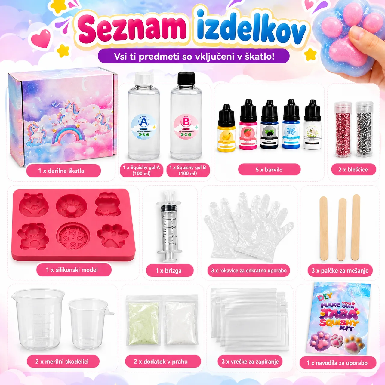 Kit per creare figurine fai da te, SquishyMaker - Image 7