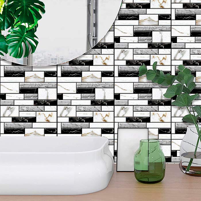 StickMarble, adesivi murali 3D effetto marmo (10 pz) - Image 8