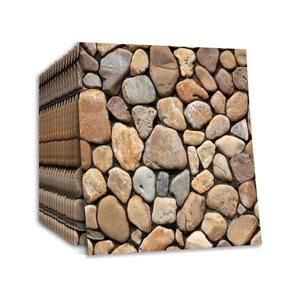 Stones3DWallpaper, adesivi murali tridimensionali con imitazione della pietra (10 pz.) - Image 1