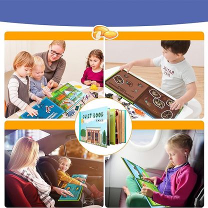 TIHKNJIGA, Libro Montessori interattivo con adesivi - Image 4