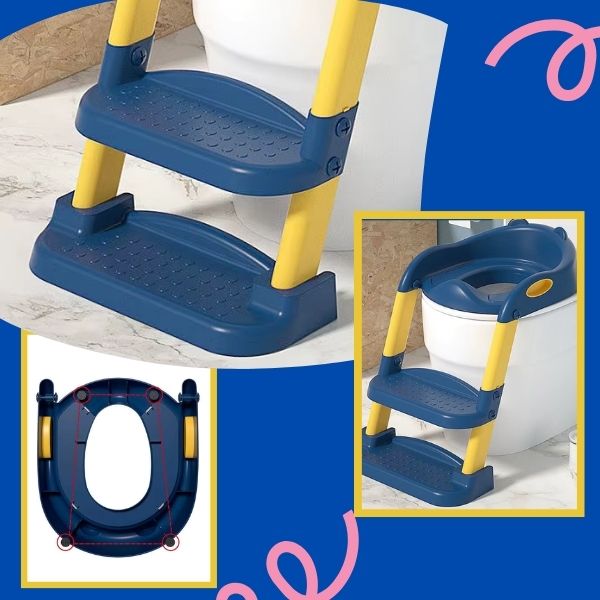 WCSTAIR-TST-PLV, Seggiolino per WC per Bambini con Scala - Image 4