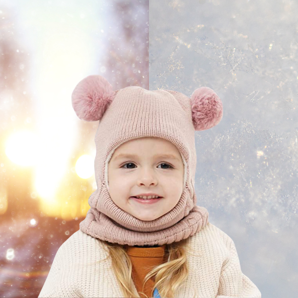 WINHAT-ROZ, CozySnug cappello con sciarpa per bambini - Image 6
