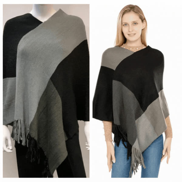 WLSHAWL-RDE, Sciarpa in lana multicolore - video