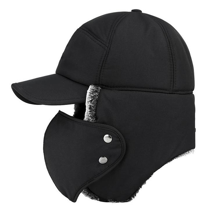WarmCap, un berretto con una protezione che protegge le orecchie, il mento e la maggior parte della testa tranne gli occhi dal freddo - Image 2