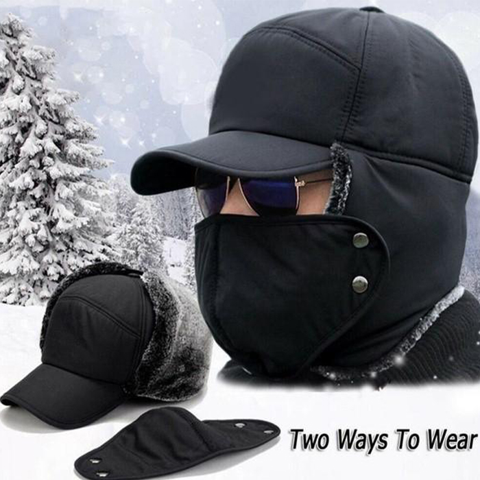 WarmCap, un berretto con una protezione che protegge le orecchie, il mento e la maggior parte della testa tranne gli occhi dal freddo - Image 6