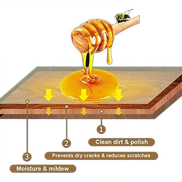 WoodWax, cera d'api per lucidare mobili in legno, parquet o laminato - Image 1