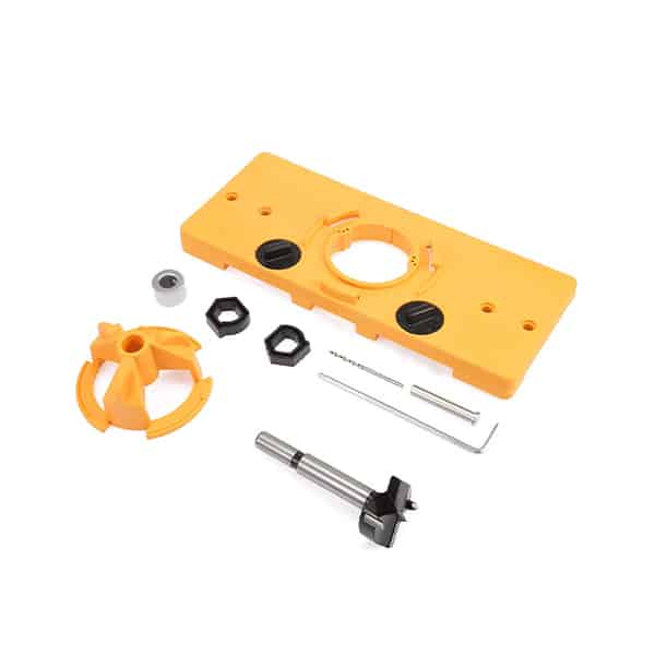 WoodWork, set di strumenti da 7 pezzi per forare cerniere (35 mm) - Image 1