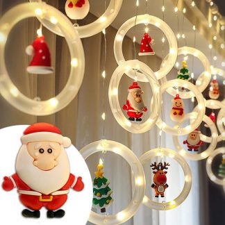 XMASLED, Anelli LED festivi con figurine - Image 5