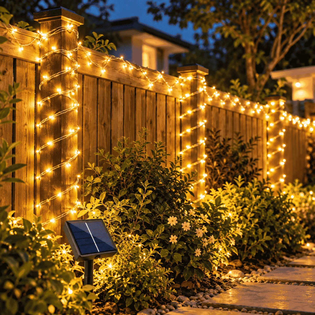 Catena luminosa LED solare (12 m), YardLights - Image 5