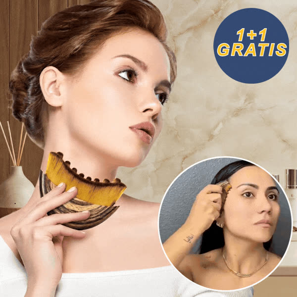 LymphaticBrush, spazzola per massaggio linfatico e modellamento del viso (1+1 GRATUITO ) - video