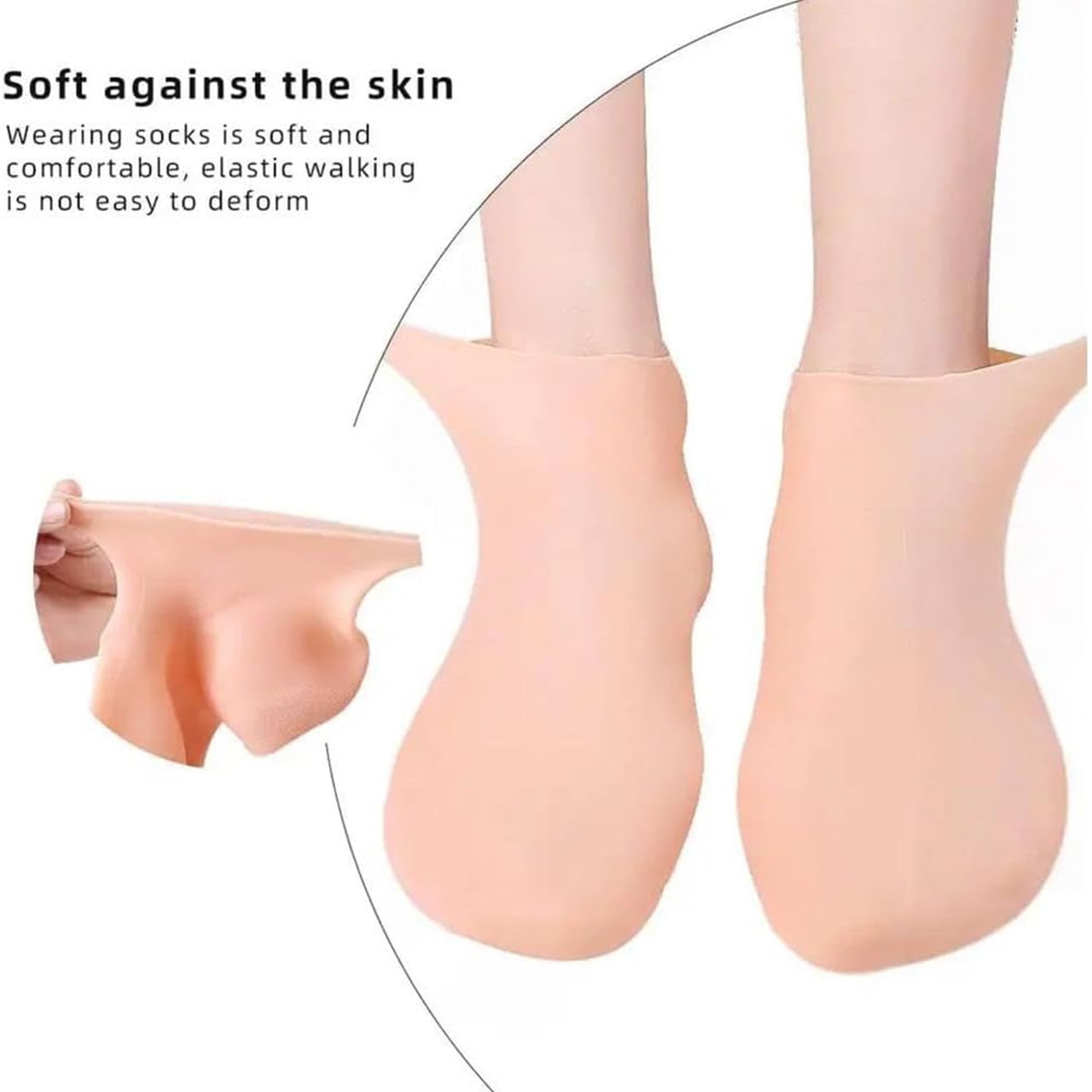 MoistMask, calze per la cura dei piedi in silicone idratante (1+1 GRATUITO ) - Image 3