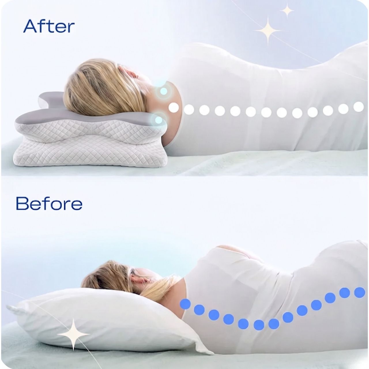Cuscino ergonomico con memory foam, CervicalPillow - Image 8