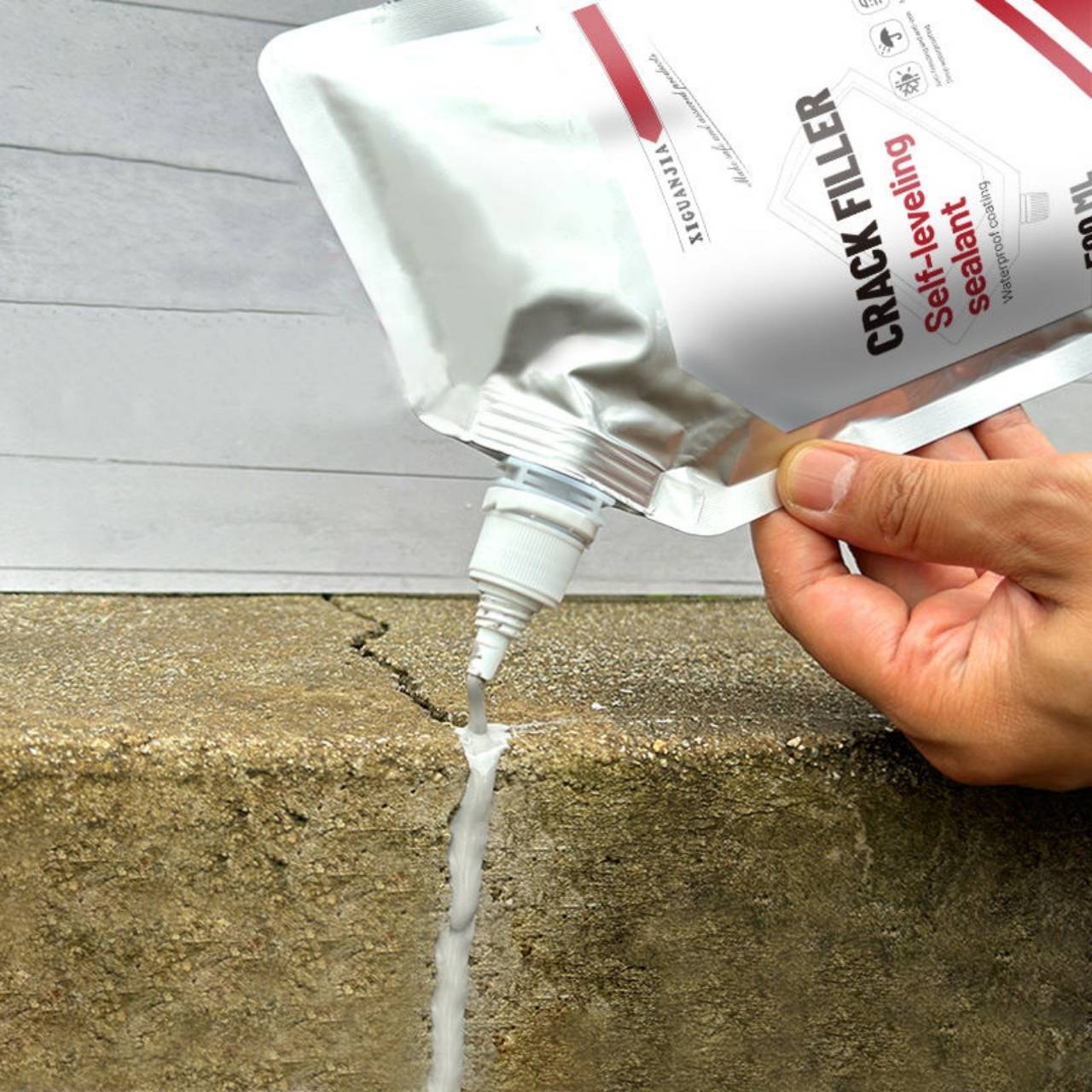 CrackFiller, Sigillante Elastico per Riparazione Crepe (500 ml) - Image 4